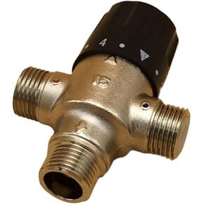 1PCS Brass 1/2" DN15 Pipe Thermostatic Mixing Valve Solar Thermostatic Valve in Kuwait