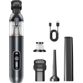 Handheld Vacuum Cordless, Car Vacuum Portable with 20000Pa Ultra-Strong Suction, Multi-Function Hand Vacuum Rechargeable for Cars, Home, Pet Hair & Outdoor Use in Saudi Arabia