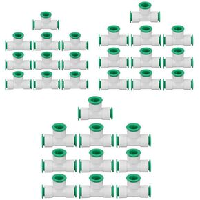 Tee Connector 3 Way Tube Adapter Quick Connect for Irrigation for RO Water System(20mm) in Kuwait