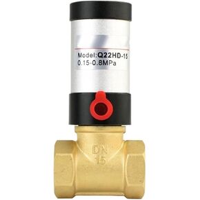 1PCS Pneumatic Accessories Pneumatic Control Valve Q22HD Brass Solenoid Valve Pneumatic Valve(Q22HD-50 G2) in Kuwait