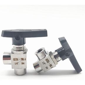 High Pressure Female Thread Ball Valve 1/8" 1/4" 3/8" 1/2" 3/4" Stainless Steel Right Angle 2 Way Pipe Fitting(1/2") in Kuwait