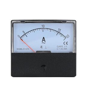 1 قطعة DH-670 مستطيلة التناظرية لوحة التيار AC 20A 30A 50A 75A 100A 150A 200A أمبير متر مقياس التيار الكهربائي (75A) in Kuwait