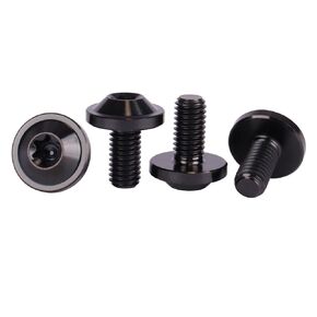 مسامير التيتانيوم M5 10 15 20 مم توركس T25 للدراجات النارية والسيارات حزمة من 4 (M5x15mm) in Kuwait