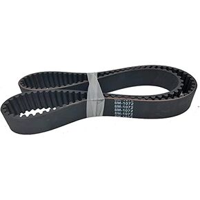 Geeyu 1072-8M-40 أحزمة توقيت ذات حلقة مغلقة، عرض 30/35/40/55/60 مم، محيط 1072 مم، أحزمة أسنان مقوسة، مطاط حزام متزامن HTD8M، قلب من الألياف الزجاجية، 133T (الطول: 1072-8 م، العرض: العرض 40 مم) in Kuwait