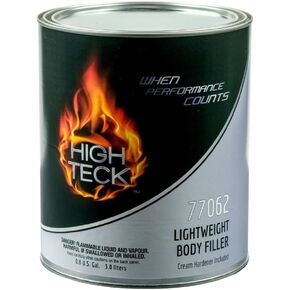 High Teck 77062-1 Lightweight Body Filler, 1 gal, Gray, Paste, 1.46 lb/gal VOC in Kuwait