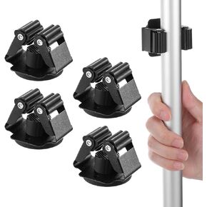 4PCS Magnetic Mop Broom Holder – Heavy Duty, Anti-Slip Wall Mount with Adjustable Gripper for Garage, Kitchen, Laundry & Garden Organization in Kuwait