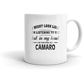 I'm Driving My CAMARO Coffee Tea Ceramic Mug Office Work Cup Gift 11 oz in Saudi Arabia