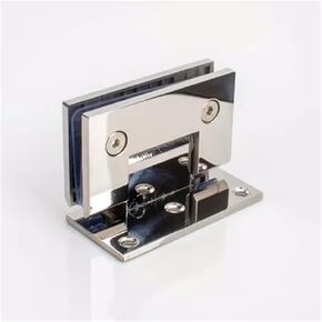 مفصل زجاجي بمشبك 304 من الفولاذ المقاوم للصدأ 90 درجة (XYGL-13) قطعة واحدة in Kuwait