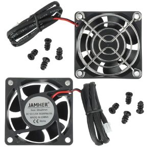 120x120x25mm 12V DC مروحة تبريد وحدة الكمبيوتر 2Pin XH2.54 2 سلك 1600RPM مراوح هادئة عالية الأداء (2 حزمة) in Kuwait