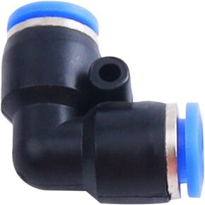 PV الكوع المشترك أنابيب الهواء PE البلاستيك المحملة سريعة بو مستقيم من خلال PG مضخة قطرها متغير هوائي 1 قطعة (PV14) in Kuwait