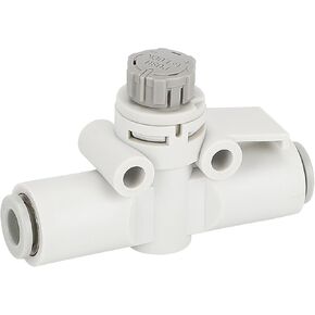 Pipeline Throttle Valve AS2002F-4A/6A Straight Through Quick Plugs 2052F-8A Speed Control Pressure Regulating 1Pcs(AS4002F-12A) in Kuwait