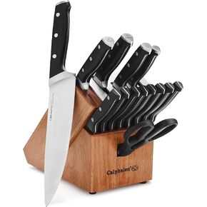 Calphalon Classic Self-Sharpening Cutlery Knife Block Set with SharpIN Technology, 15 piece in Kuwait