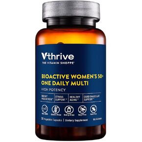 Vthrive Once-Daily Bioactive Multivitamin for Women 50+ Supports Stress Relief, Healthy Aging, & Overall Wellness with Essential Nutrients & Antioxidants (30 Vegetarian Capsules) in Saudi Arabia