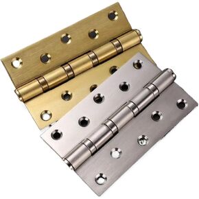 مفصلات أبواب سميكة من الفولاذ المقاوم للصدأ مقاس 5 بوصات ملحقات الأجهزة 1 قطعة (نحاس) in Kuwait