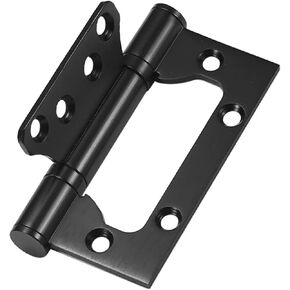 مفصلات ستانلس ستيل سميكة 4 بوصة 2.5 سم صامتة 2 قطعة (فضي) in Kuwait