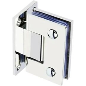 مفصل باب من الزجاج المقسى من الفولاذ المقاوم للصدأ 304 لامع (XQZ-19) قطعة واحدة in Kuwait