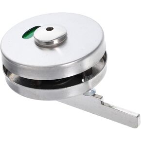 Holibanna 1pack الحمام المحتلة مؤشر القفل الفولاذ المقاوم للصدأ قفل باب الخصوصية للحمامات العامة سهلة التركيب أكشاك الحمام الآمن الاستخدام التجاري in Kuwait