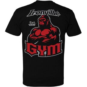 Ironville Gym Gorilla Bodybuilding Soft Blend T Shirt in Saudi Arabia