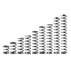 Cylindrical Helical Coil Backspring Compressed Shock Absorbing Pressure Return Small Compression Spring 65Mn Steel 0.2 0.3mm(10mm (10PCS),2.5mm,0.3mm) in Kuwait