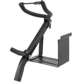 Sturdy Alto Saxophone Wall Hanger Bracket Stand with Slot Panel, Tenor Sax Storage Rack Support Accessory for Home and Studio in Kuwait
