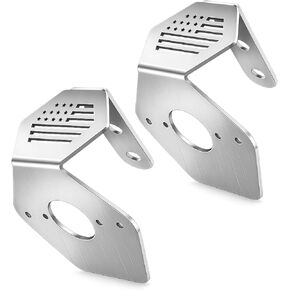 HOCHO قوس ضوء البطيخ، ترقية سميكة 304 الفولاذ المقاوم للصدأ المضادة للكسر البطيخ مرآة بدوره إشارة قوس، حامل قوس الزاوية بدوره إشارة ضوء تركيب لوحة-2 جهاز كمبيوتر شخصى in Kuwait