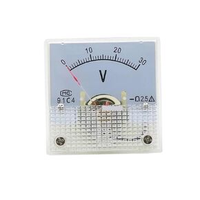 1 قطعة 91C4-V مؤشر نوع الجهد متر 3/5/10/15/20/30/50/100/150/250/450 فولت التناظرية ميكانيكا لوحة الجدول (5 فولت) in Kuwait