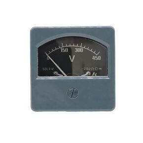 1 قطعة 63L7 مؤشر نوع أداة التيار المتناوب الفولتميتر 100 فولت 150 فولت 250 فولت 300 فولت 450 فولت 500 فولت أداة 80*80 مللي متر (300 فولت) in Kuwait