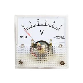 1 قطعة 91C4 الفولتميتر التناظرية لوحة الجهد متر مؤشر ميكانيكي نوع 3/5/10/15/20/30/50/100/150/250 فولت (250 فولت) in Kuwait