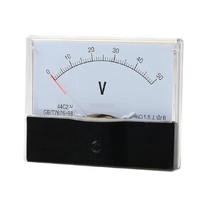 1 قطعة 44C2-V الفولتميتر 5 فولت 10 فولت 15 فولت 20 فولت 30 فولت 50 فولت 100 فولت 150 فولت 200 فولت 250 فولت 300 فولت 450 فولت 500 فولت 600 فولت مؤشر متر تركيب تستر 80*100 مللي متر (150 فولت) in Kuwait