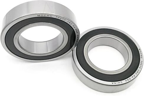 1 Pair 7007C 2RZ 35x62x14 35x62x28 Sealed Angular Contact Bearings Spindle in Saudi Arabia