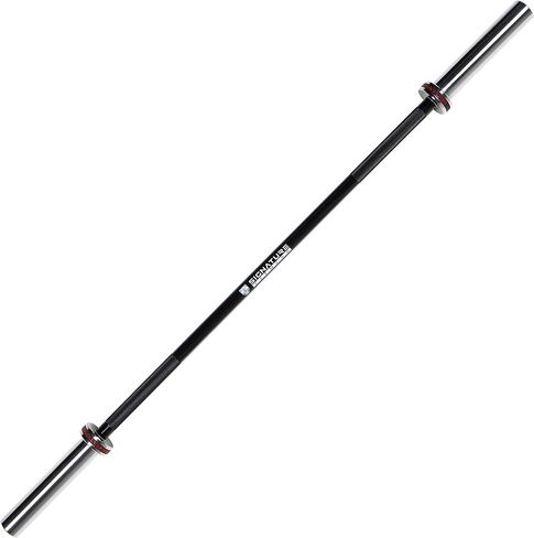 Fitvids Olympic Barbell Bar for Power Lifting and Weightlifting, 700 Pound Capacity, 2 Inch Diameter in Saudi Arabia