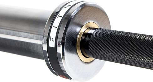 Fitvids Olympic Barbell Bar for Power Lifting and Weightlifting, 700 Pound Capacity, 2 Inch Diameter in Saudi Arabia