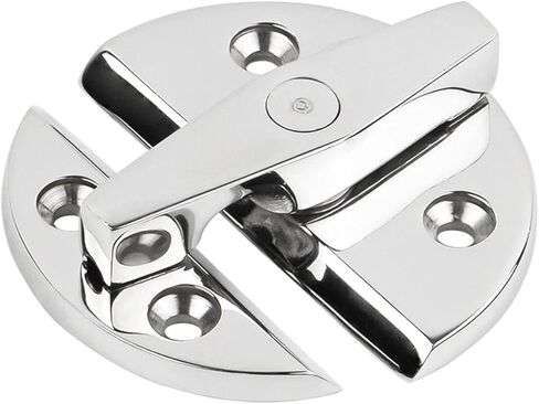 مزلاج دائري من الفولاذ المقاوم للصدأ 58 مم 316 بمفصلة 180 درجة، قطعة واحدة in Kuwait