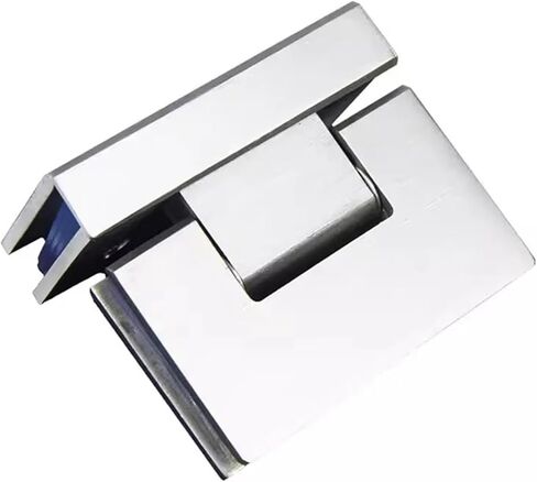 مفصل باب زجاجي مزدوج الصفحة من الفولاذ المقاوم للصدأ 90 درجة 304 (XYGL-10) قطعة واحدة (ناعم) in Kuwait