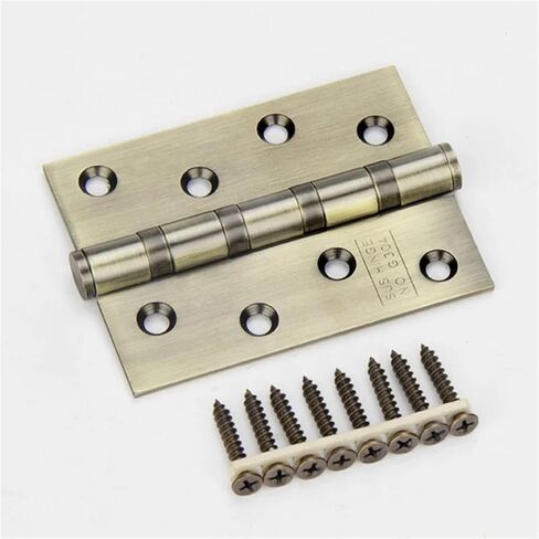 مفصلات باب كتم الصوت من الفولاذ المقاوم للصدأ 4 بوصة 3 مم سميكة ثقيلة 2 قطعة (2 قطعة فولاذ) in Kuwait