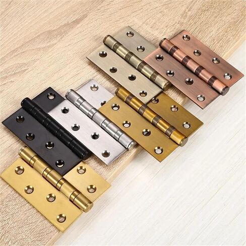 Mute Door Hinges Stainless Steel 4 Inch 3mm Thick Heavy 2Pcs(2Pcs Steel) in Saudi Arabia