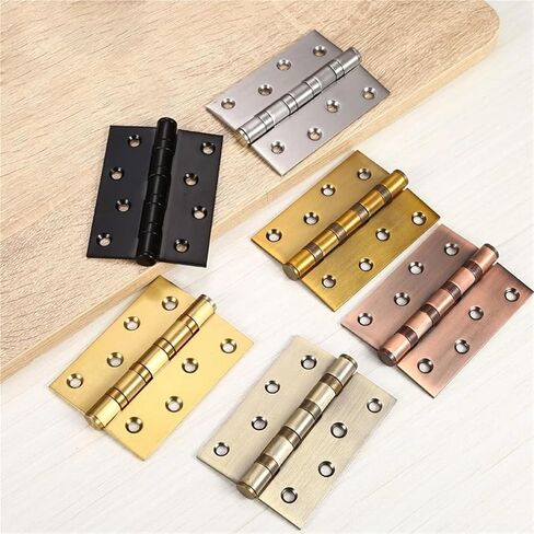 Mute Door Hinges Stainless Steel 4 Inch 3mm Thick Heavy 2Pcs(2Pcs Steel) in Saudi Arabia