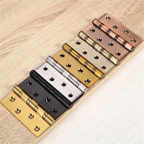 Mute Door Hinges Stainless Steel 4 Inch 3mm Thick Heavy 2Pcs(2Pcs Steel) in Saudi Arabia