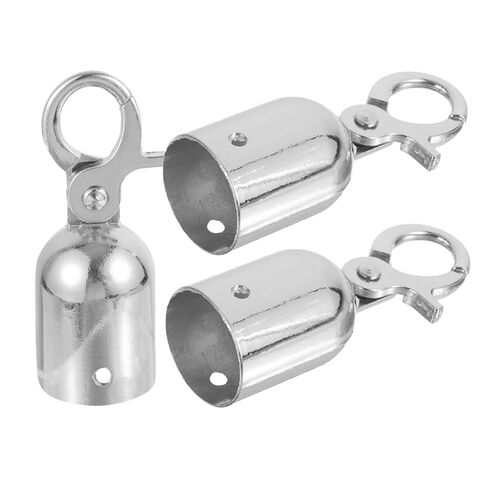 Veemoon 3pcs Rope End Caps for Stanchion Barrier Cotton Rope End Snaps Hanger Hooks Sturdy Red Velvet Cord Connectors for Queue Line Management in Saudi Arabia