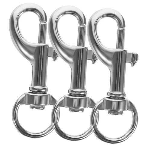 Outanaya 20Pcs Heavy Duty Swivel Snap Hooks Versatile Clips for Keychains Pet Leashes Diving Boating Durable Swivel Clasp for Everyday Use in Saudi Arabia