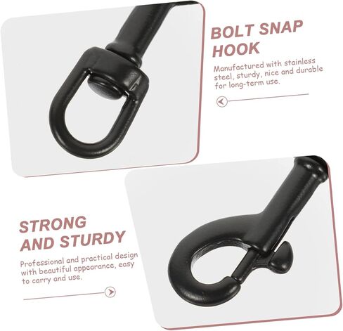 Outanaya Single Swivel Eye Hook Durable Snap Hook Buckle for Dog Leashes Key Chains Flag Poles and Outdoor Activities Swivel Eye Snap Hook in Saudi Arabia