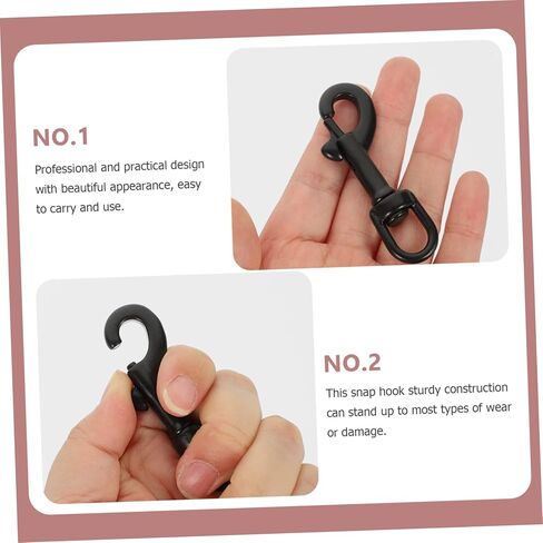 Outanaya Single Swivel Eye Hook Durable Snap Hook Buckle for Dog Leashes Key Chains Flag Poles and Outdoor Activities Swivel Eye Snap Hook in Saudi Arabia