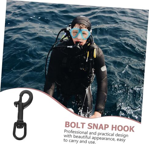 Outanaya Single Swivel Eye Hook Durable Snap Hook Buckle for Dog Leashes Key Chains Flag Poles and Outdoor Activities Swivel Eye Snap Hook in Saudi Arabia