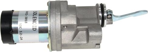 12V 04513018 Fuel Shutoff Solenoid Valve Compatible with Deutz Engine BF6M2012 BF4M2012 Steel Part Replacement in Saudi Arabia
