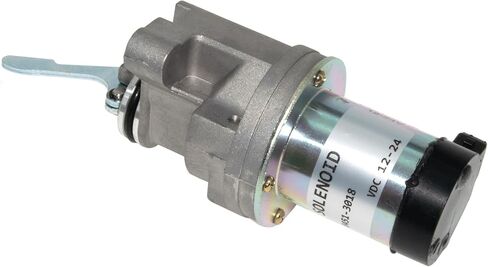 12V 04513018 Fuel Shutoff Solenoid Valve Compatible with Deutz Engine BF6M2012 BF4M2012 Steel Part Replacement in Saudi Arabia