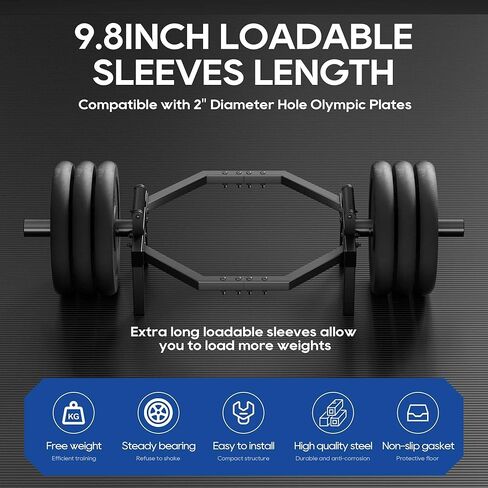 Olympic Trap Bar Barbell, Hex Bar, Shrug Bar, Deadlift Bar with rubber grip in Saudi Arabia