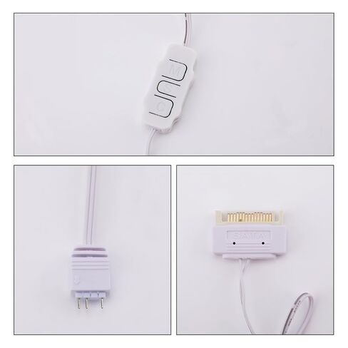 وحدة تحكم MINI ARGB ، وحدة تحكم 3-RGB 5V ، وضع الضوء المدمج ، وحدة تحكم RGB Power RGB SATA للوحة الضوء ، الشريط الفاتح ، مروحة الكمبيوتر ، المبرد المبرد بالماء/الهواء (أسود) in Kuwait