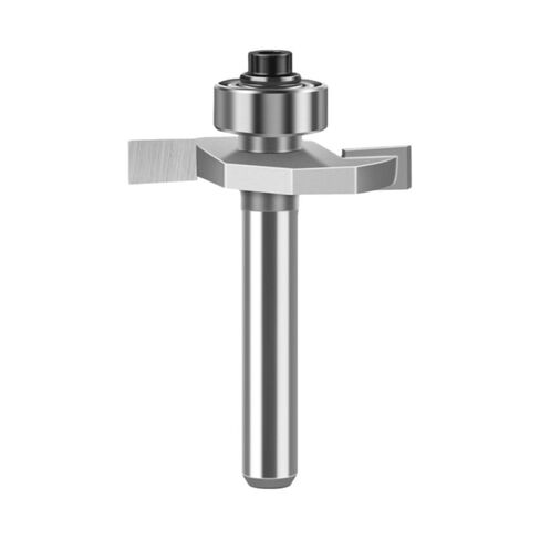 T-Slotting Biscuit Joint Cutter, Woodworking Tungsten Cobalt Alloy Router Bit Milling Cutting Tool 1piece(6.35 X 9.52mm) in Kuwait