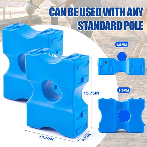 Silipull Jump Blocks for Horses, 15.75 x 11.8 x 5.6 Inches Pets Jump Block Training Enhances Equestrian Practice Equipment for Obstacle Equestrian Enthusiasts Education, Riding Club in Saudi Arabia