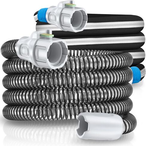 أنابيب سلسلة المناخ 10 - خرطوم IDEAR CPAP المتوافق مع Airsense 10، يأتي مع غطاء خرطوم CPAP من الصوف بسحاب كامل الطول - ليس لـ S11 in Kuwait